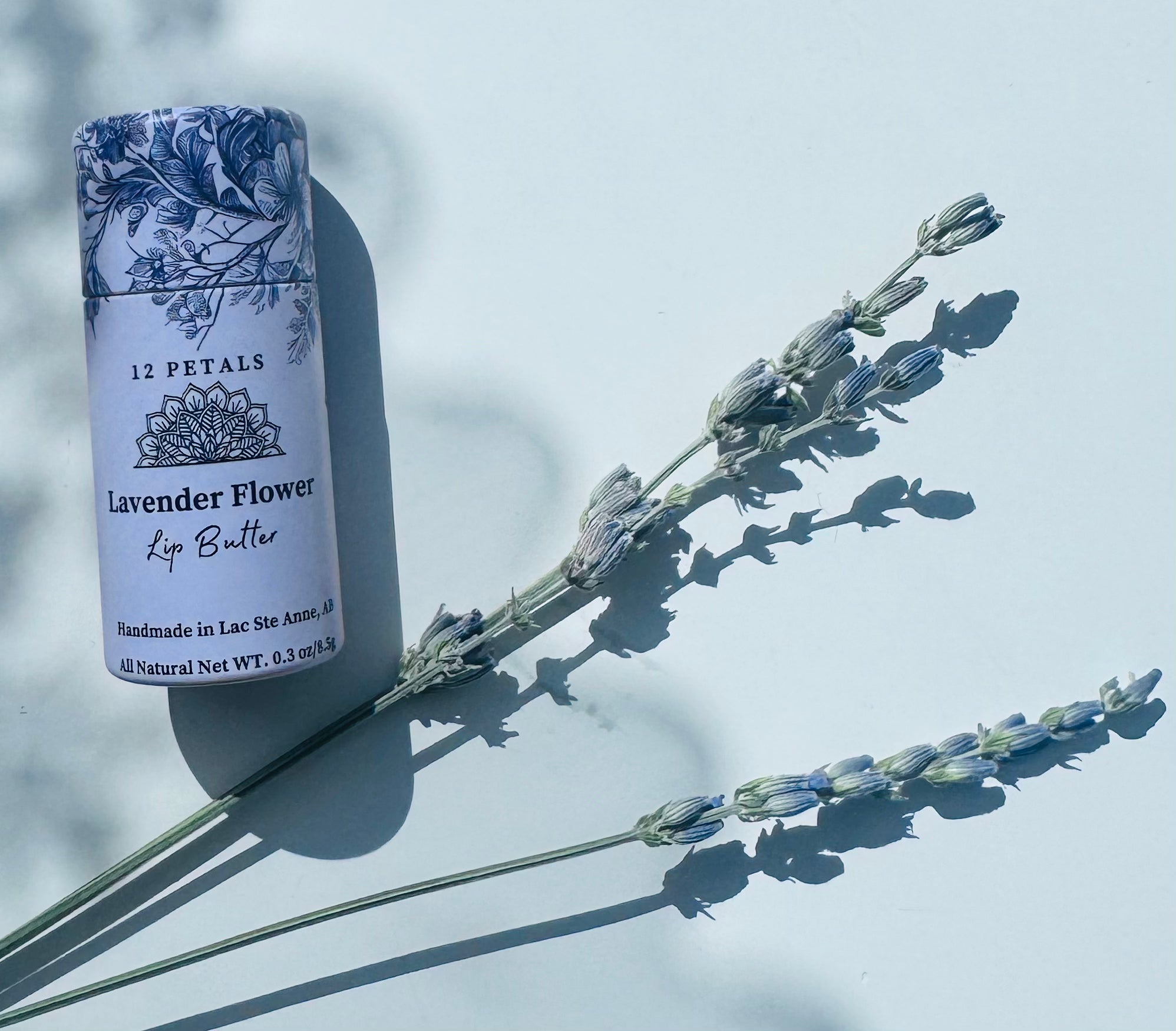 Lavender Flower Lip Butter – 12 Petals Botanical Skin Care