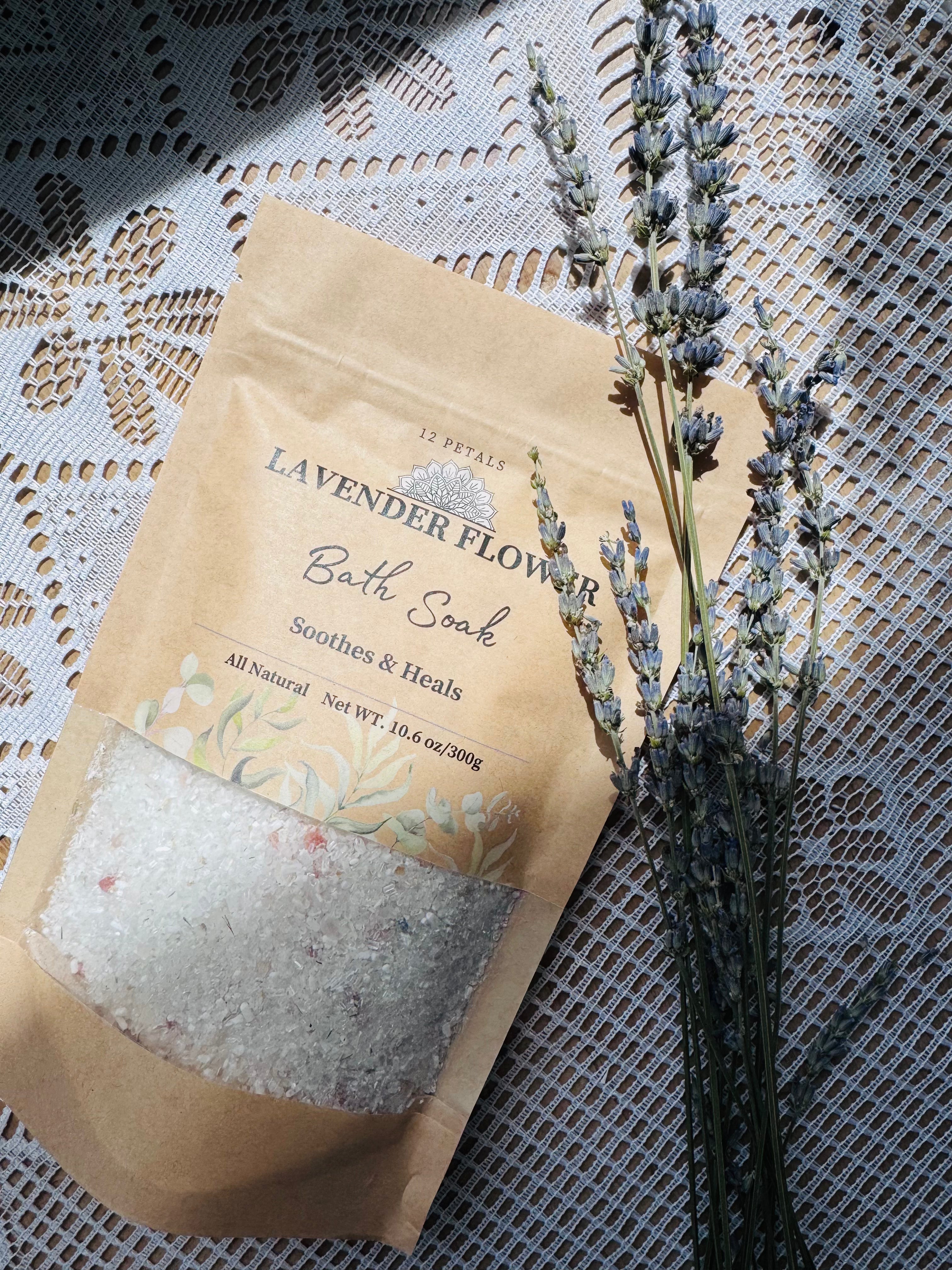 Lavender Flower Bath Soak